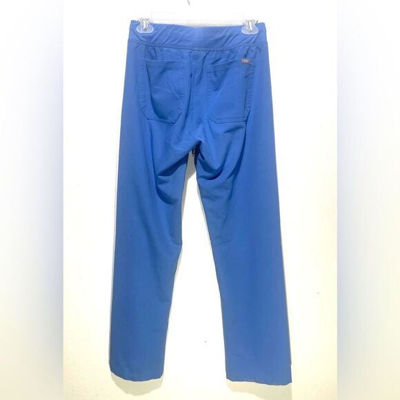 Figs Technical Collection Womens Size XS Blue Scrub Pants Back Pockets - Picture 1 of 6